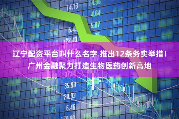 辽宁配资平台叫什么名字 推出12条务实举措！广州金融聚力打造生物医药创新高地